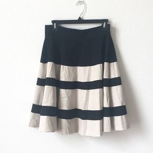 Amanda + Chelsea | Colorblock circle skirt